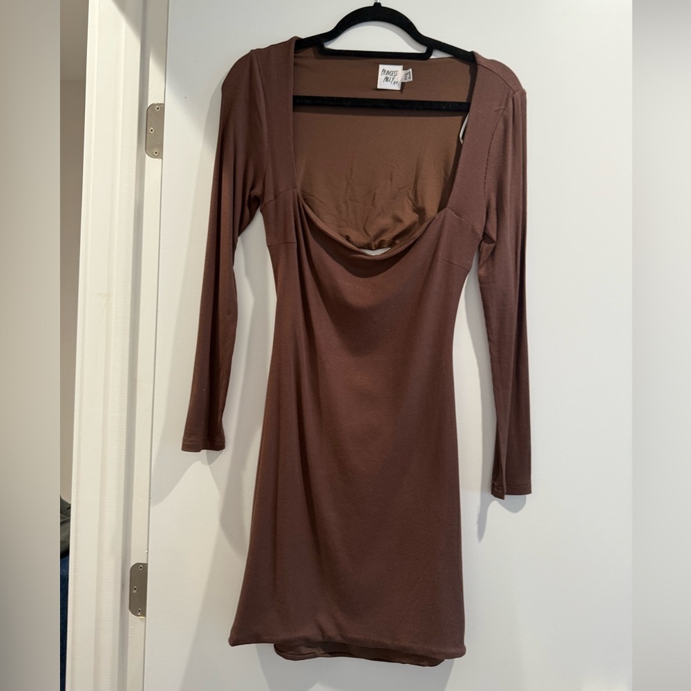 Open back dress